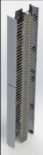 High Density (Front & Back) Vertical Manager with 2-Way Swing DoorElectron Metal High Density (Front & Back) Vertical Manager