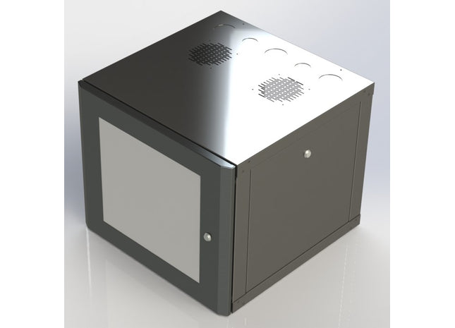 Economical wall-mount knock-down cabinetWall Mount Rack and Cabinet SolutionsElectron Metal Economical wall-mount knock-