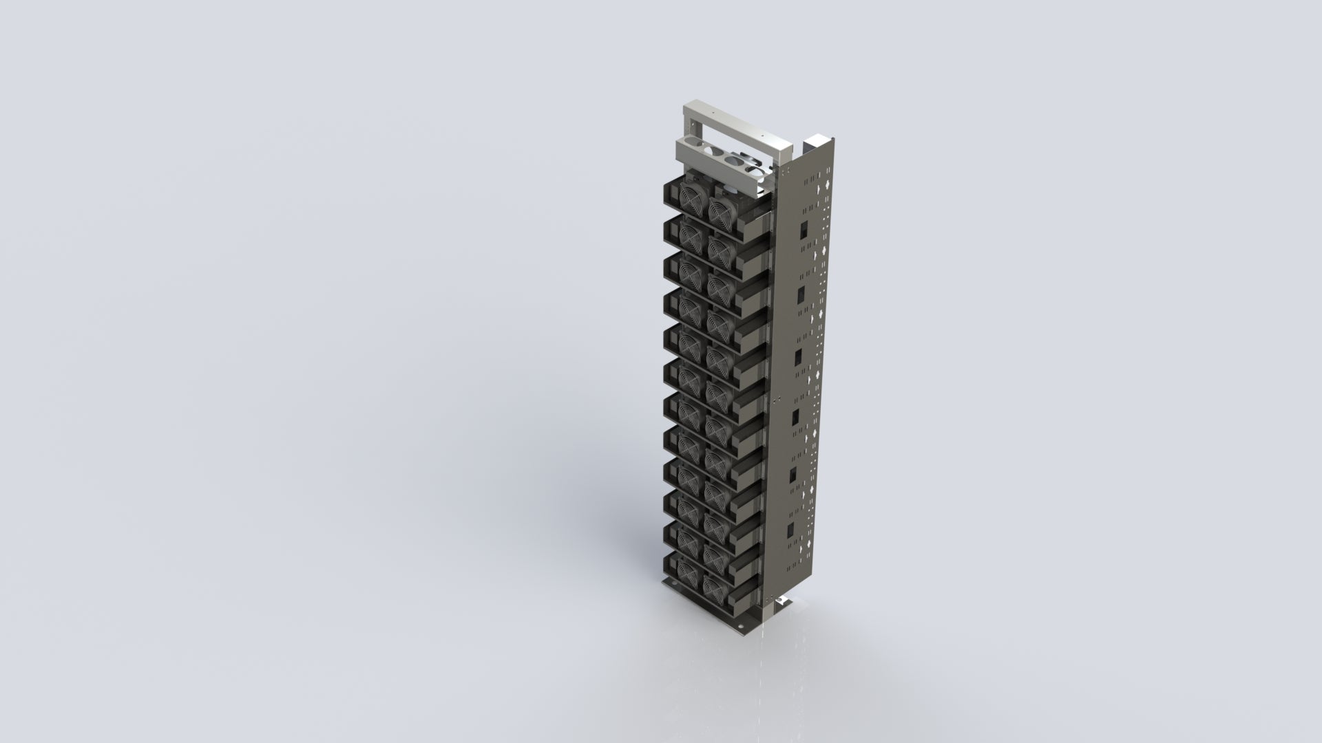 Btc's Rack Electron Metal Crypto Currency 2 Post Rack