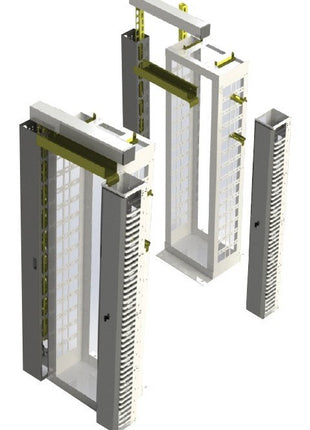 High Density Cable Management RackRelay RackElectron Metal High Density Cable Management Rack