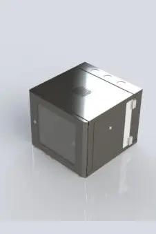 9RU Economy Wall Mount CabinetWall Mount Rack and Cabinet SolutionsElectron Metal 9RU Economy Wall Mount Cabinet