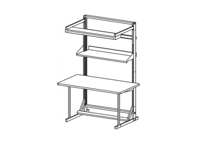 Work StationLAN FurnitureElectron Metal Work Station