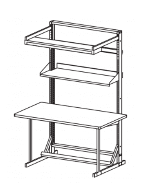 Work StationLAN FurnitureElectron Metal Work Station